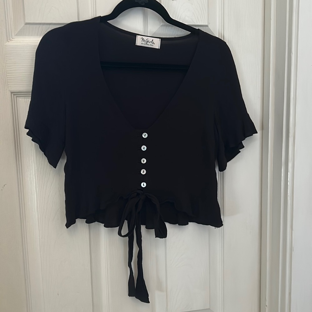 Short Sleeve Crop Top